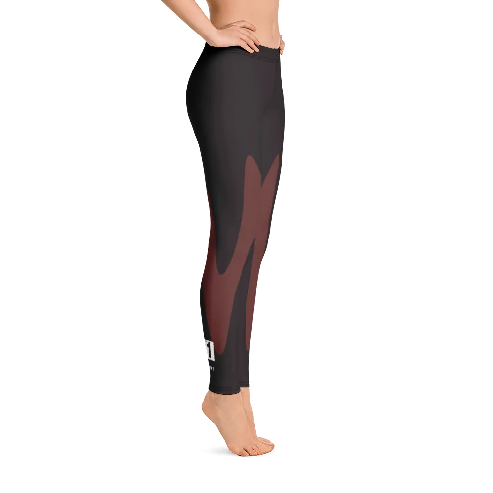 #156ecec0 - Black Chocolate Unicorn Magic - ALTINO Fashion Sports Leggings