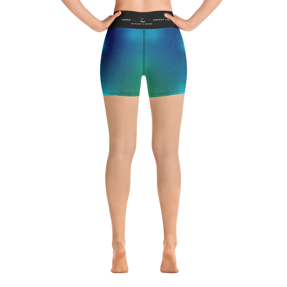 #4aebb480 - Gritty Girl Orb 743115 - ALTINO Yoga Shorts - Gritty Girl Collection