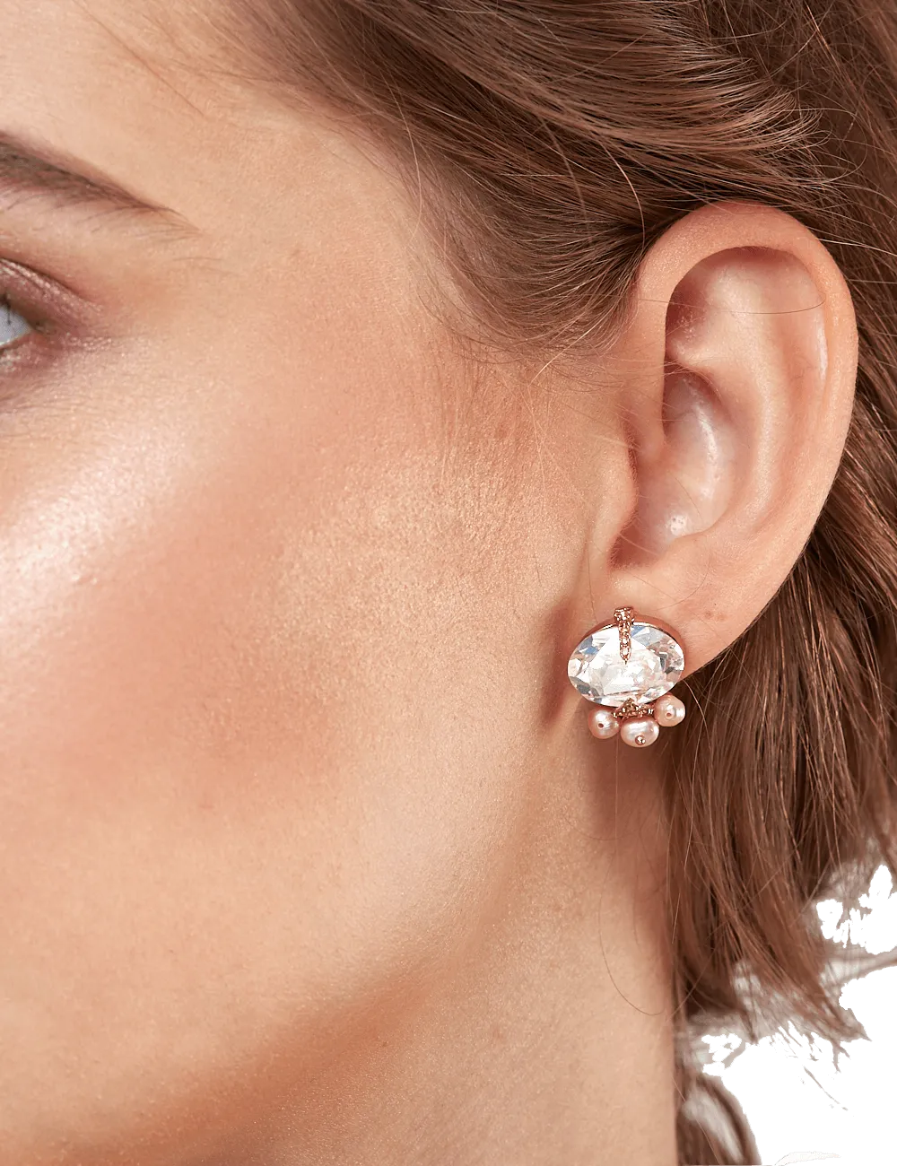 Amber Rouge Studs