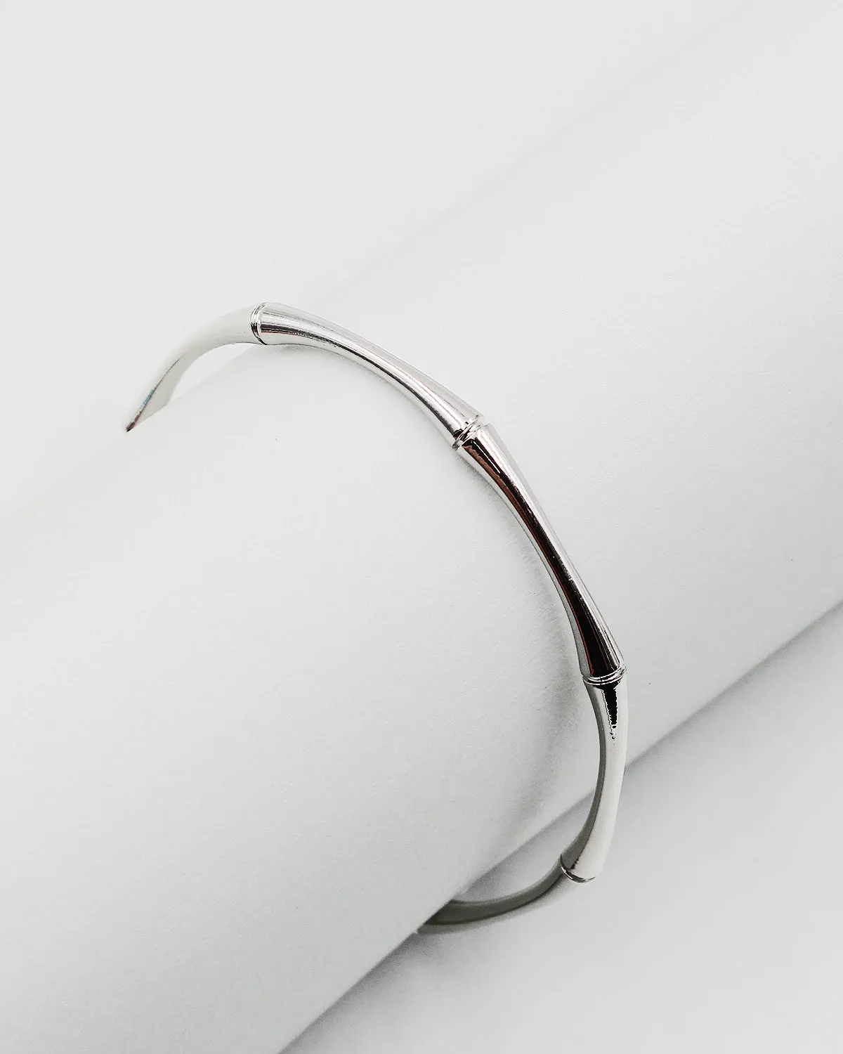 Bamboo Metal Cuff Bracelet