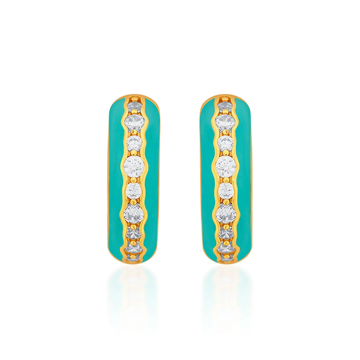 Barbie Blue Hoop Earrings