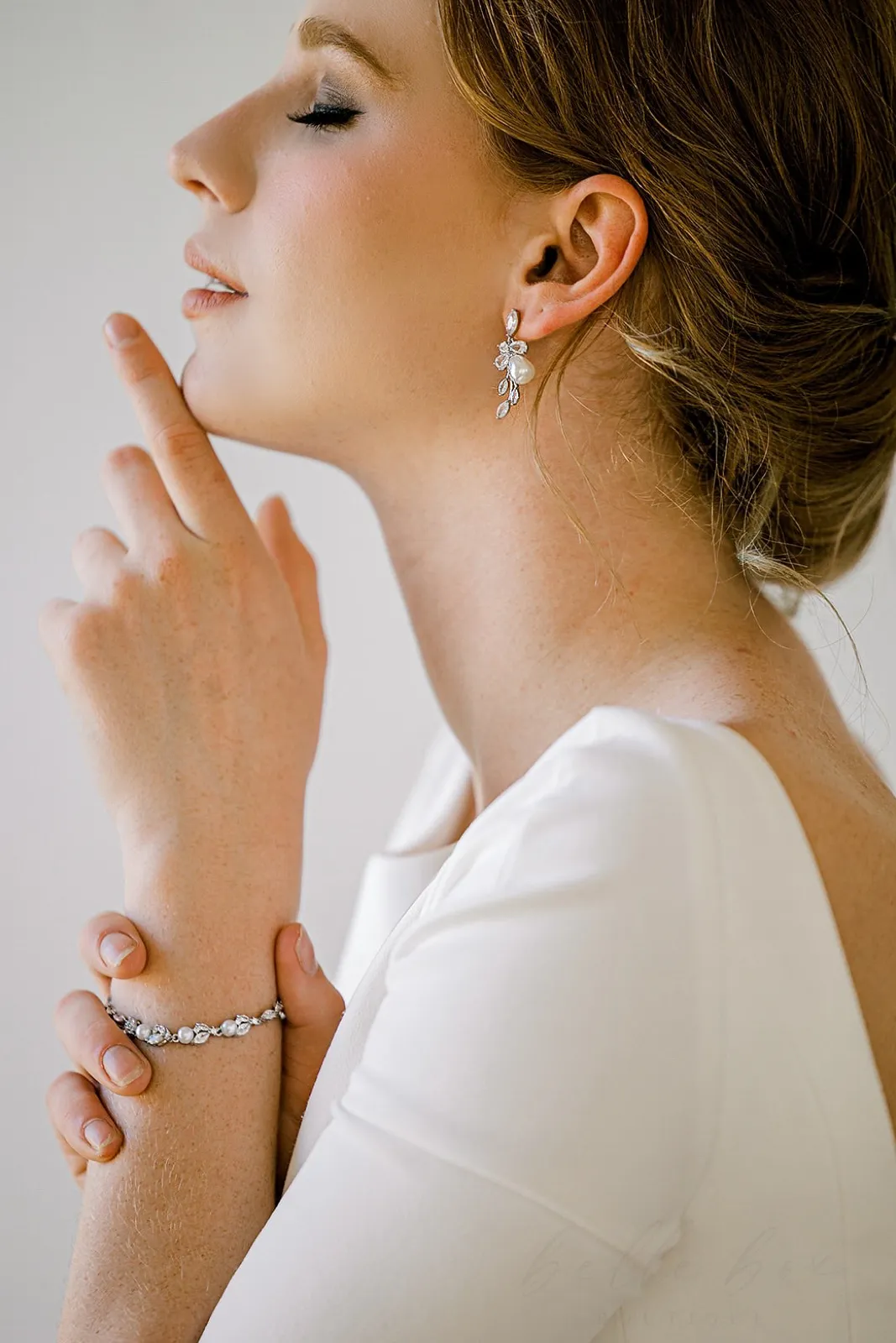 Cannes Pearl Drop Earrings