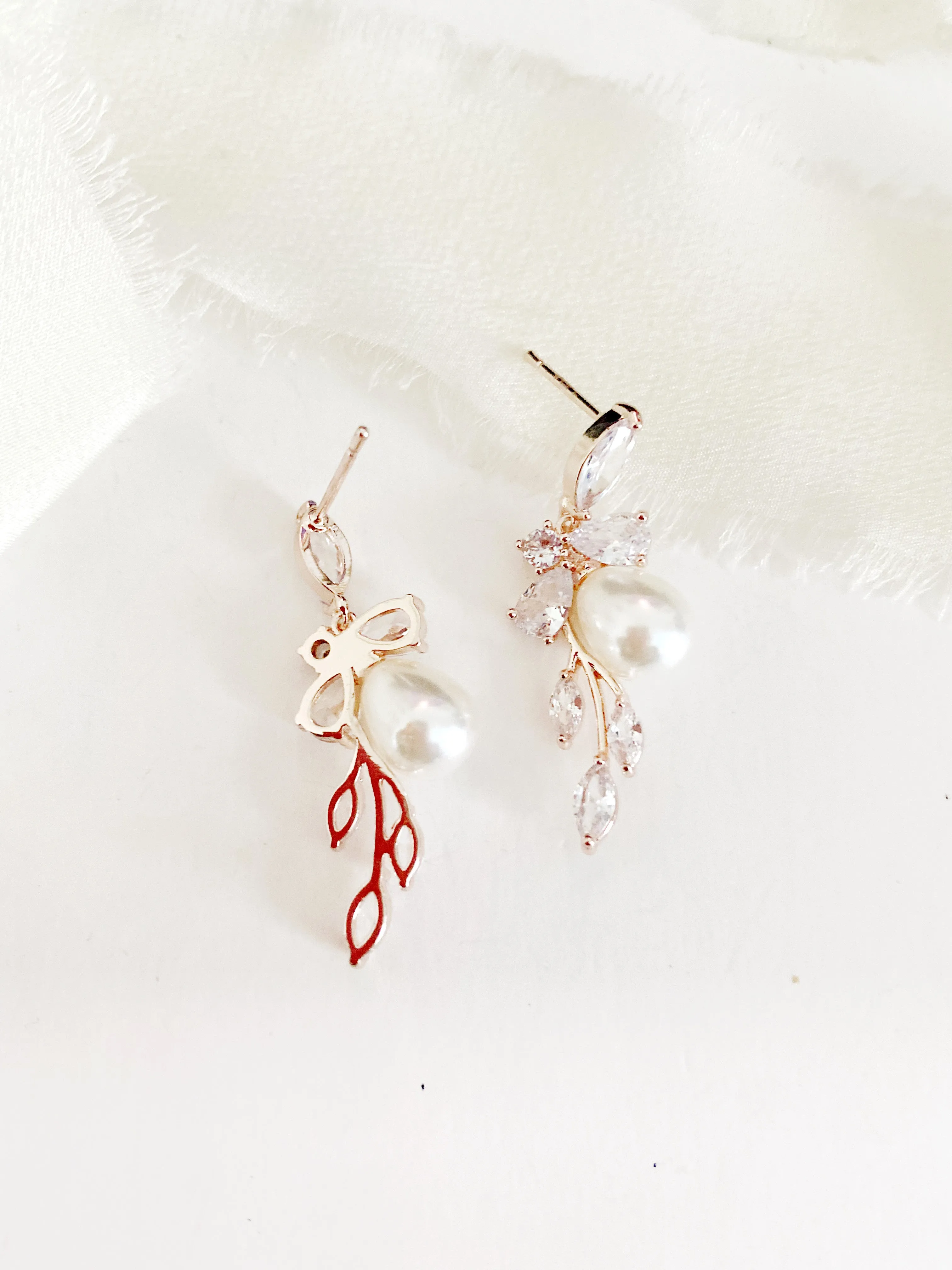 Cannes Pearl Drop Earrings