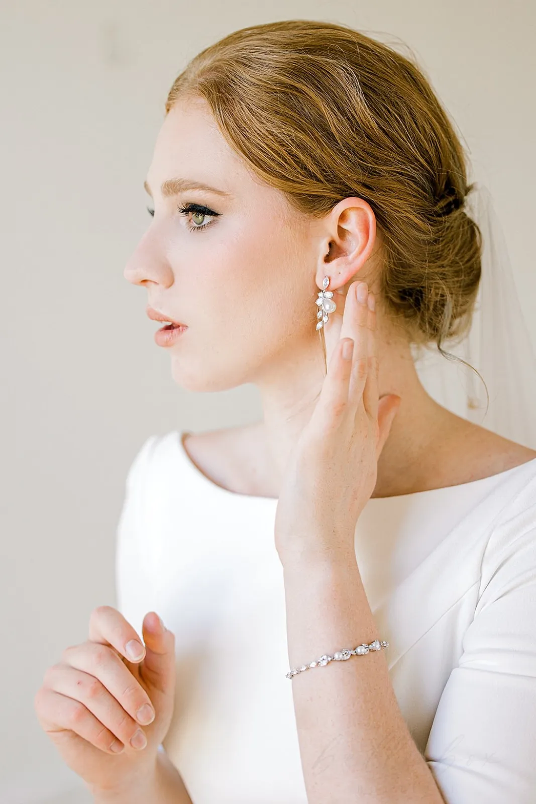 Cannes Pearl Drop Earrings