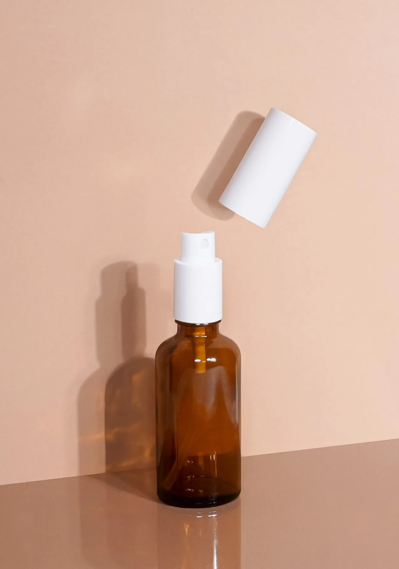 Cole Glass Bottle | Amber | Spray Cap