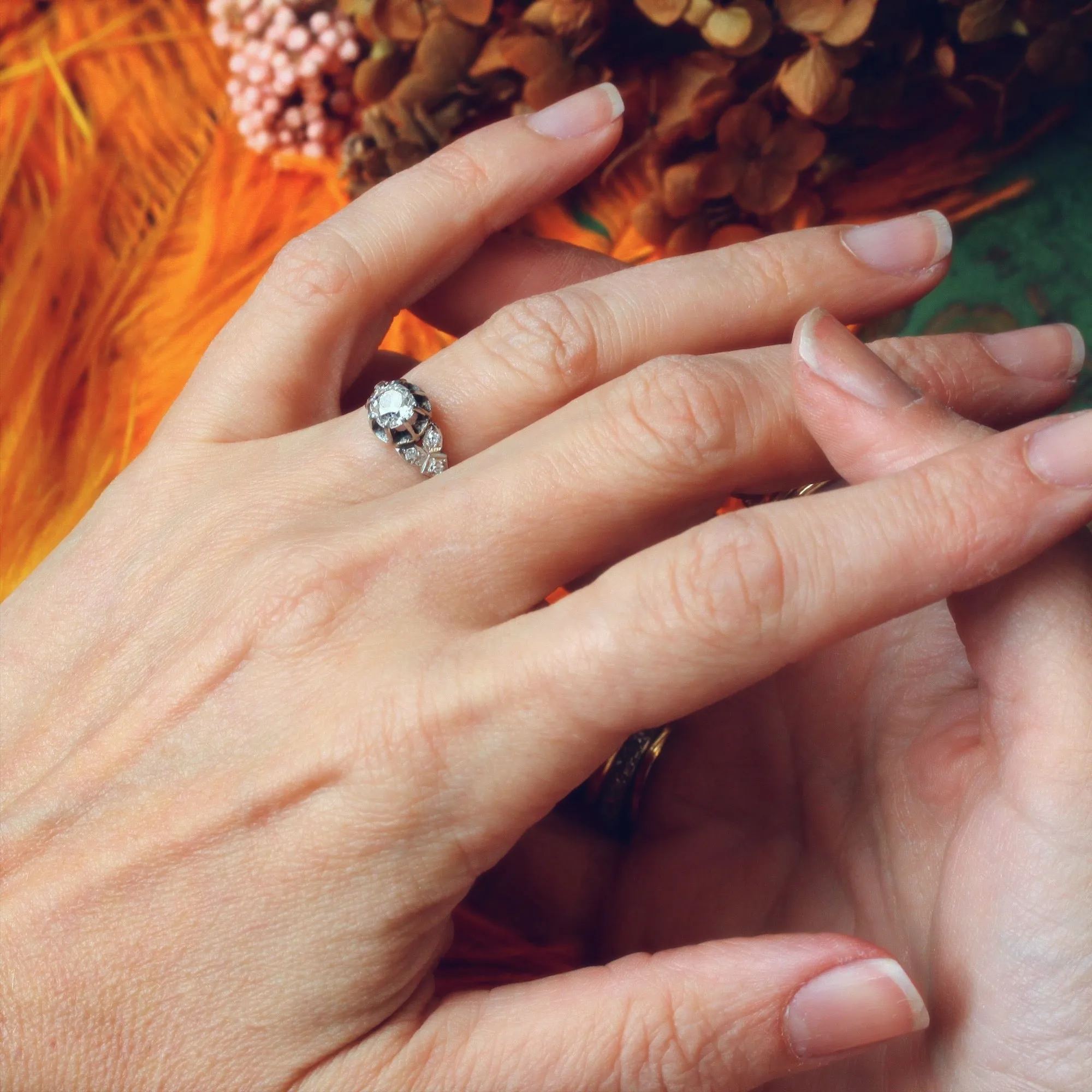 Coveted Vintage Art Deco Diamond Engagement Ring