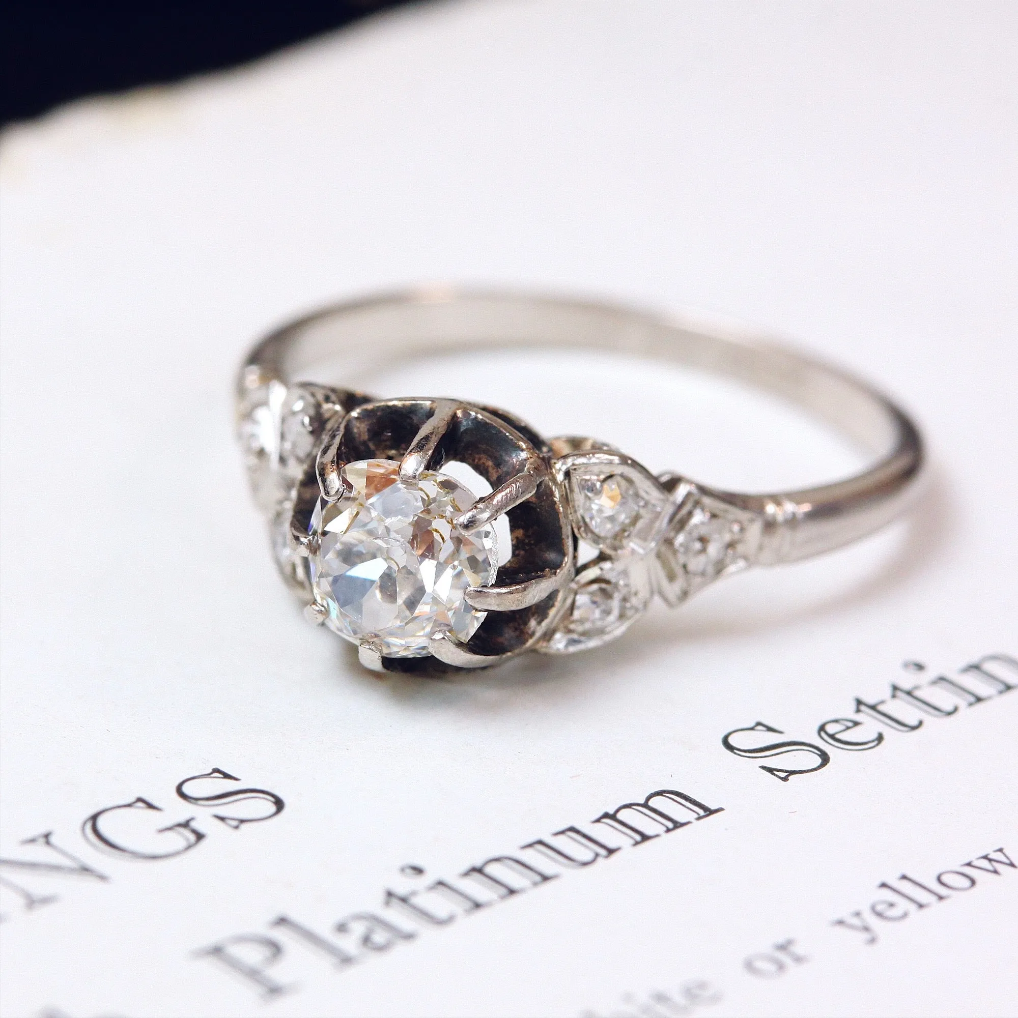 Coveted Vintage Art Deco Diamond Engagement Ring