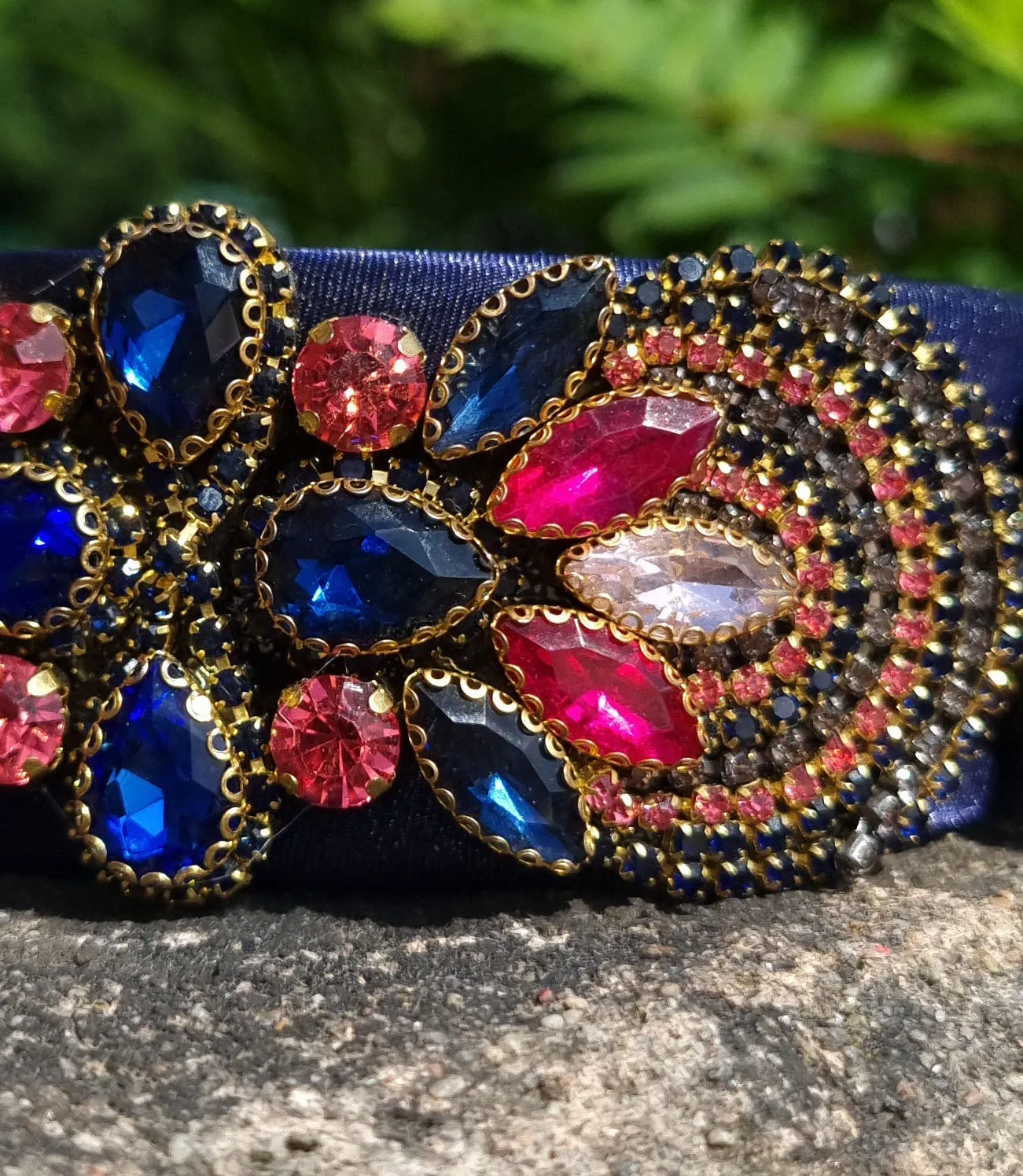 Diadem Boho Chic Multi Blue