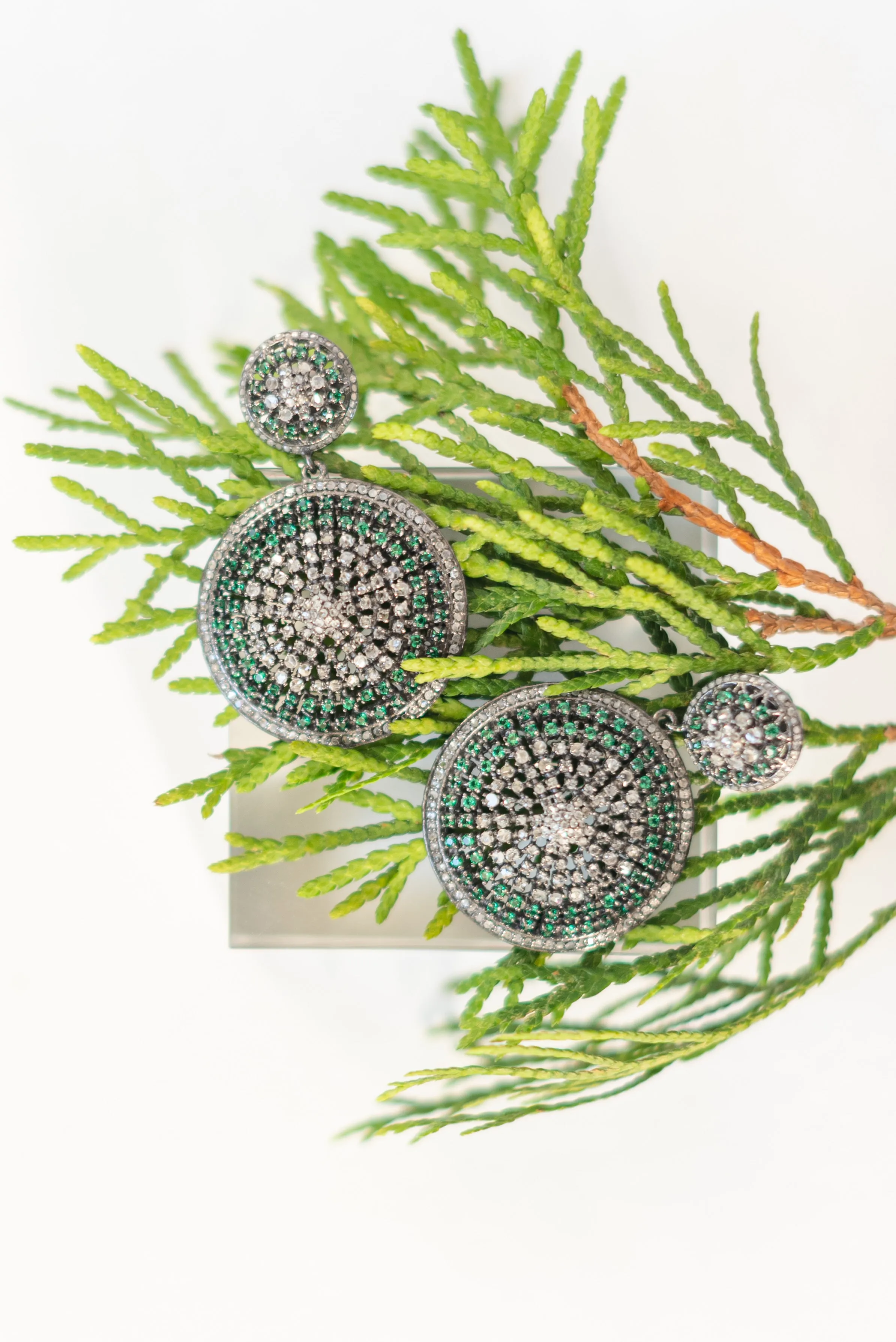 Gemstone and Diamond Earrings |  Colors