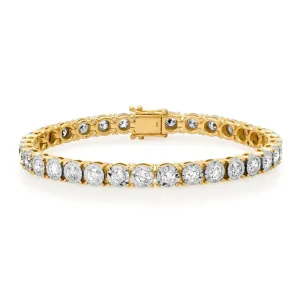 Glamorous Diamond Tennis Bracelet