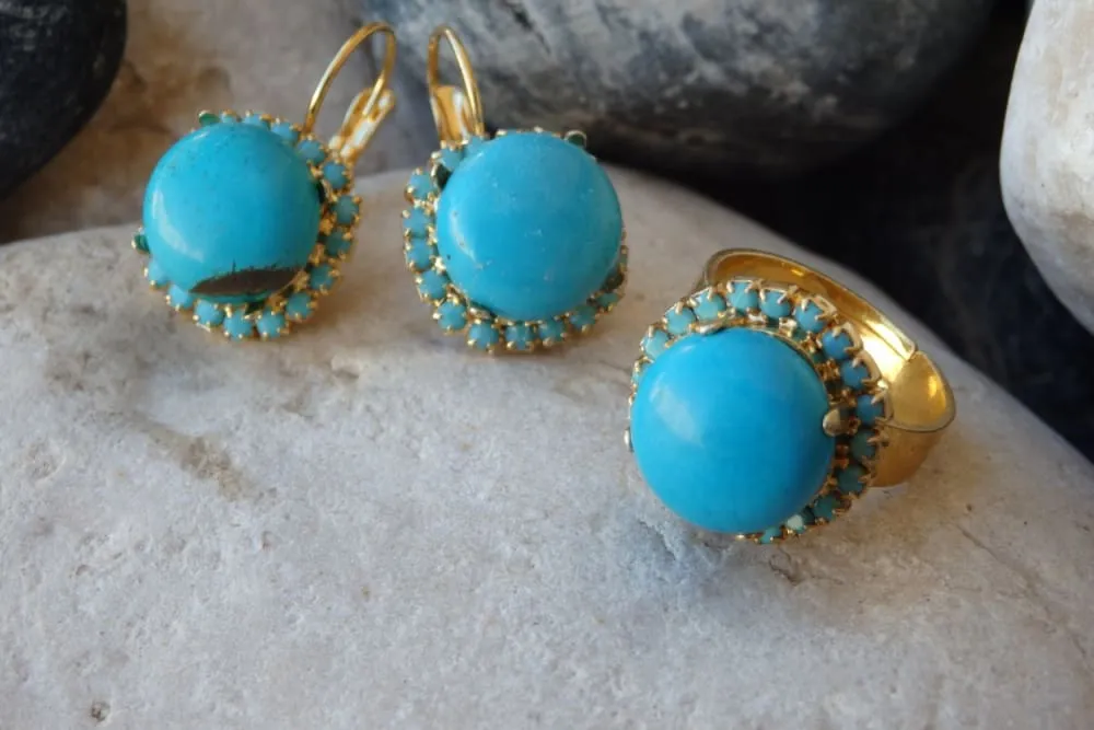 Gold Turquoise Ring