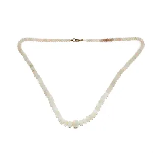Graduated Ethiopian Opal Beaded Necklace (23)