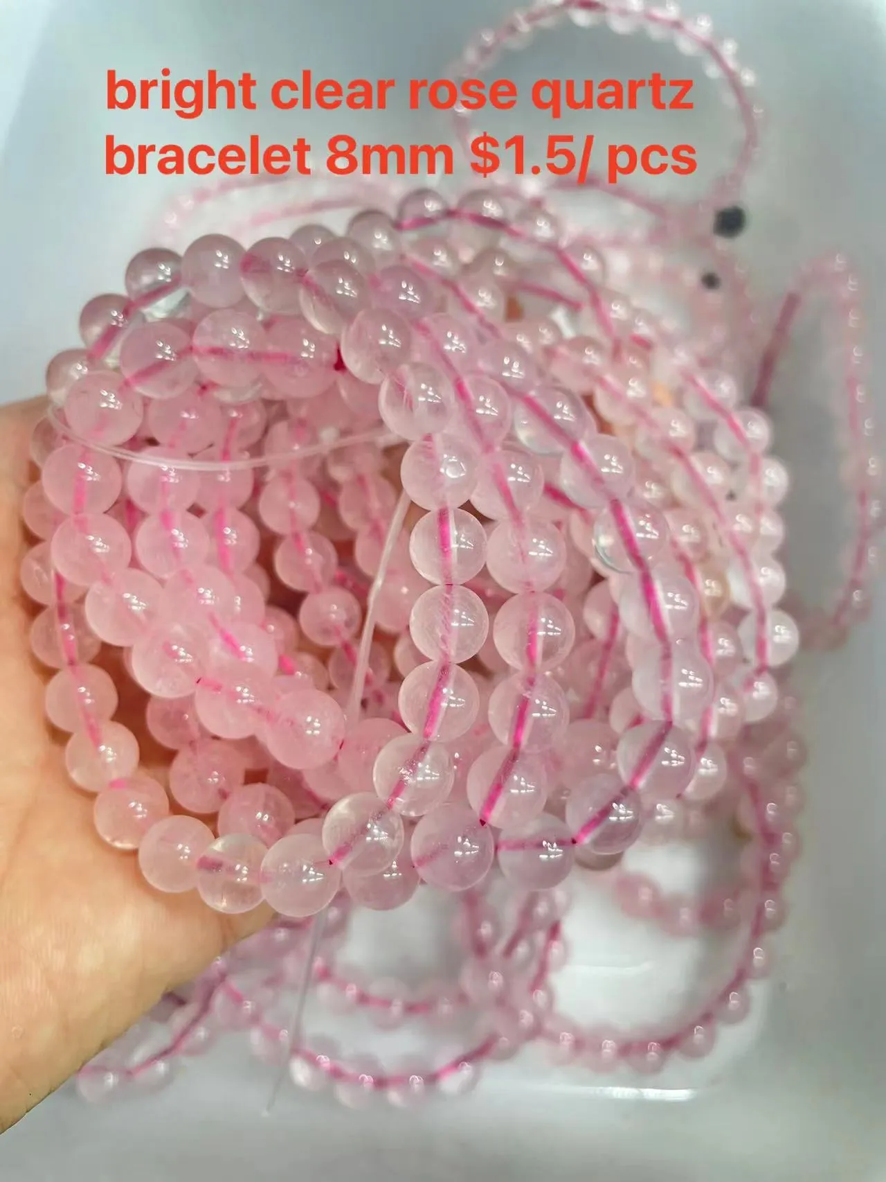 Jewelry bracelet,nacklace,fingerring ,anklace,pendant,  Rose quartz bracelet