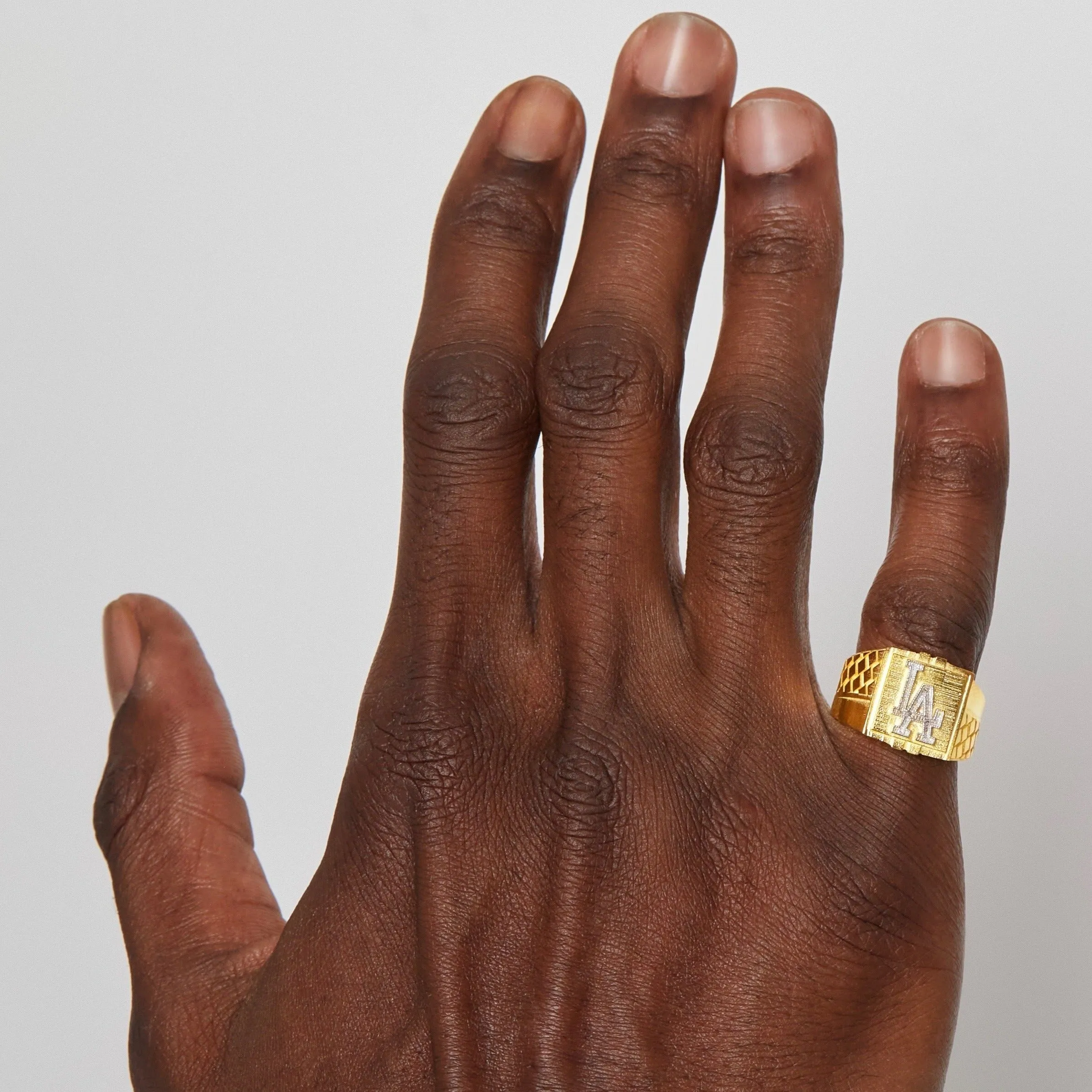 LA Dodgers Ornate Signet Ring