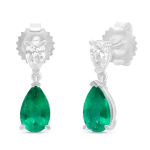 La Pera Earrings - WG