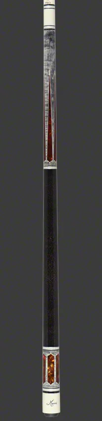 Meucci 2020 Gray - Copper Pearl - Black/Brown Wrap Pool Cue with Pro Shaft - 2020GYCOPBKBRP