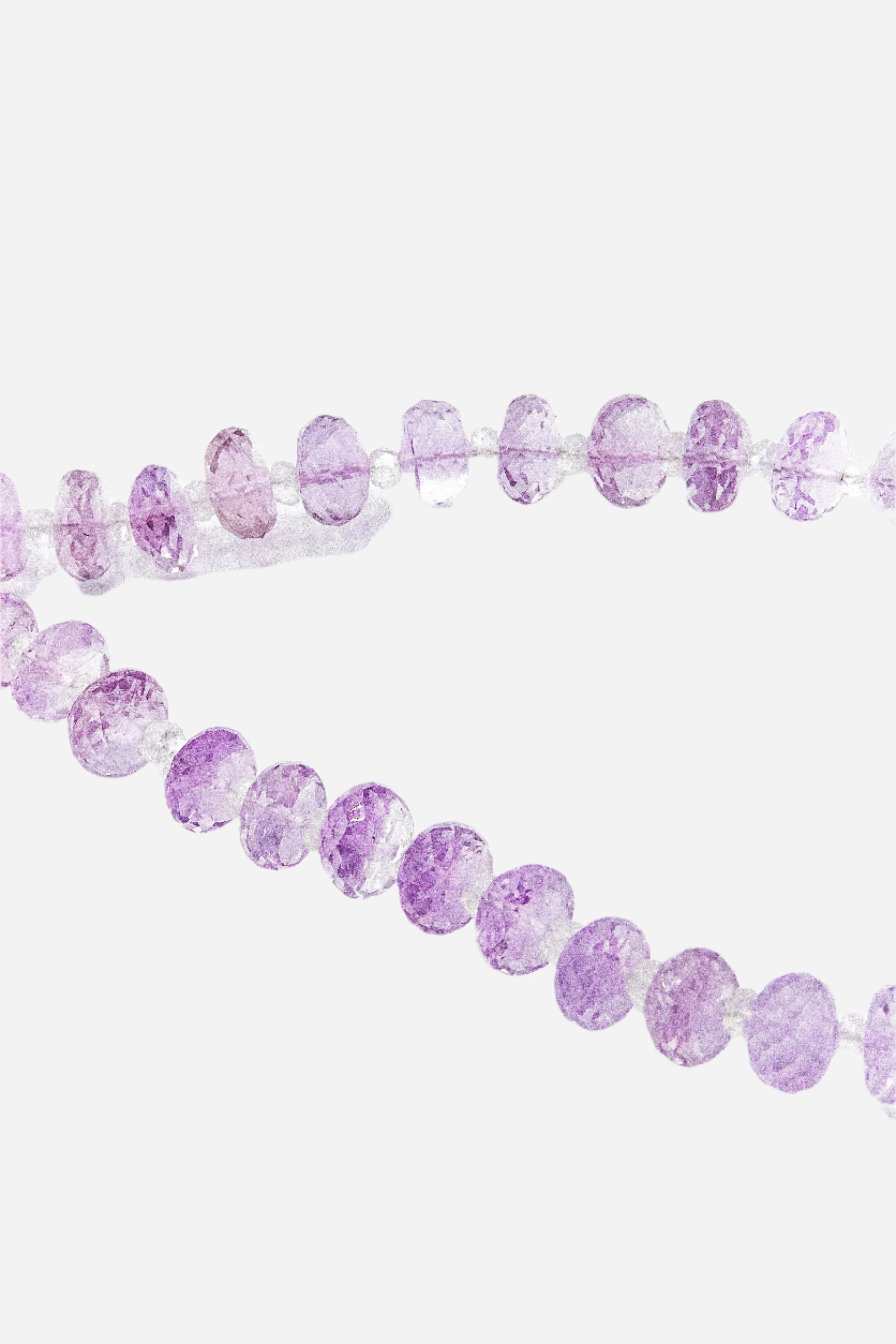 Pink Amethyst, Lapis Lazuli & Moonstone Tie Around Necklace