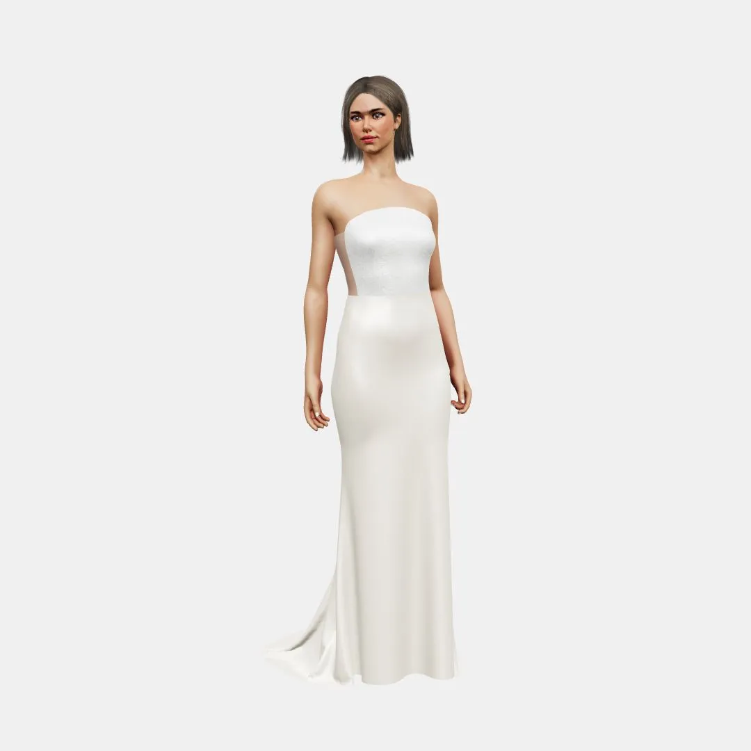 Rounded bustier   trumpet