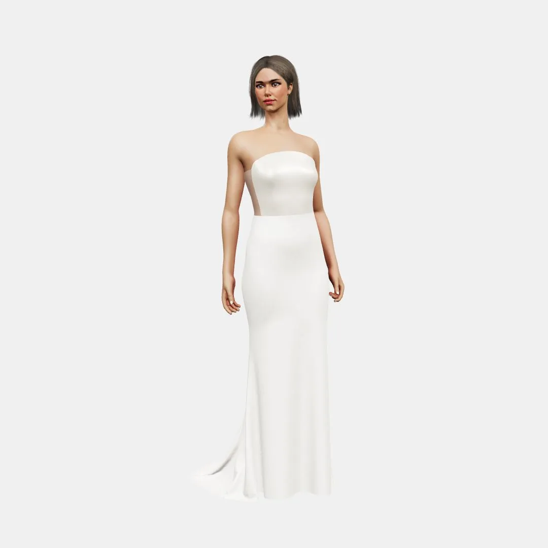 Rounded bustier   trumpet