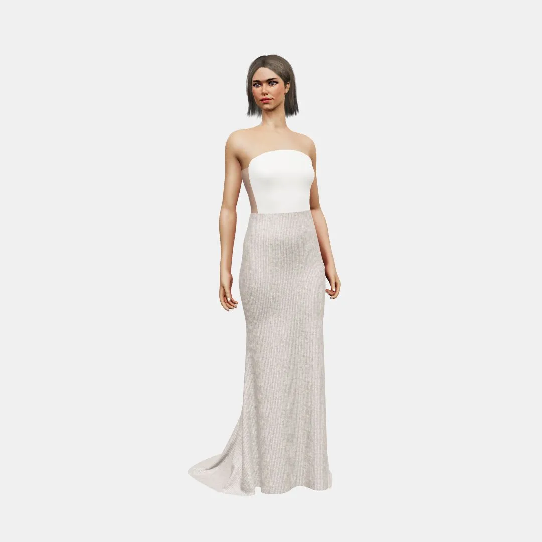 Rounded bustier   trumpet