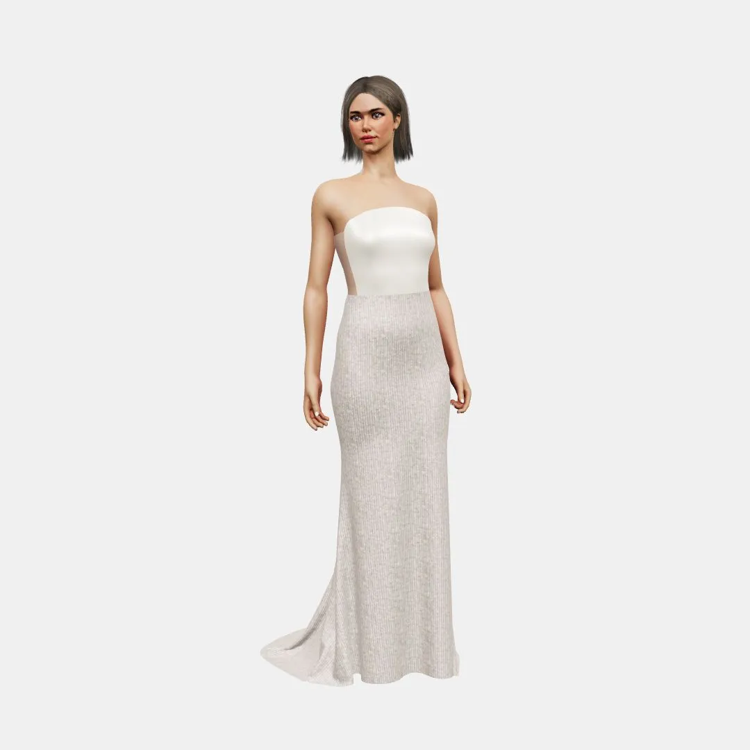 Rounded bustier   trumpet