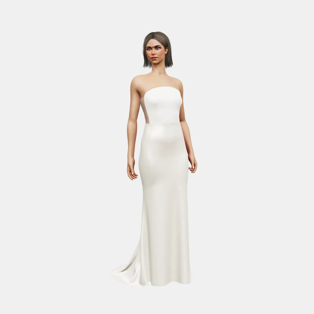 Rounded bustier   trumpet