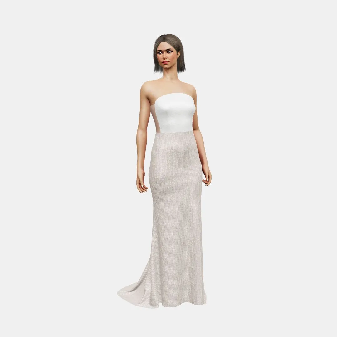 Rounded bustier   trumpet