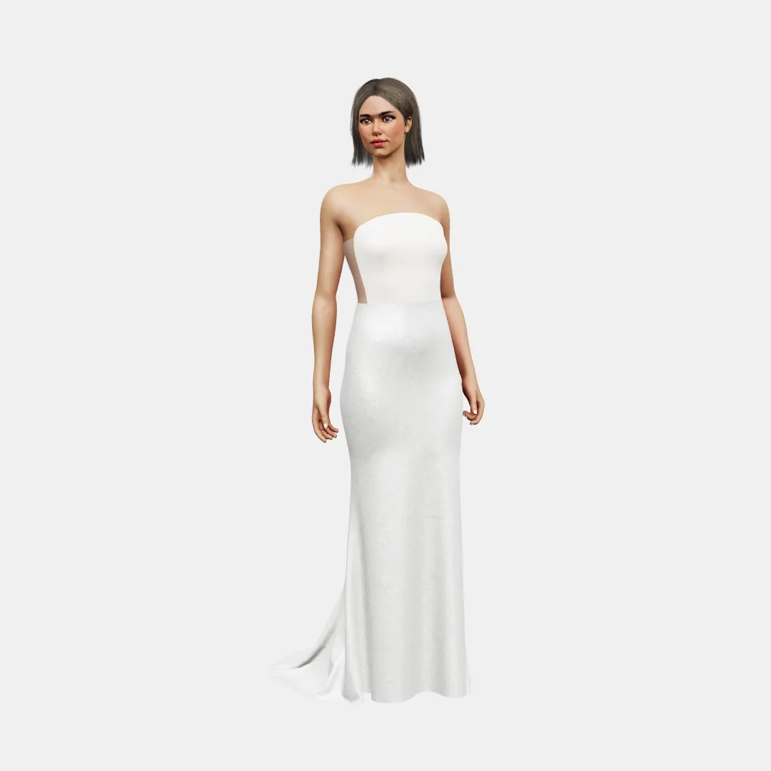 Rounded bustier   trumpet
