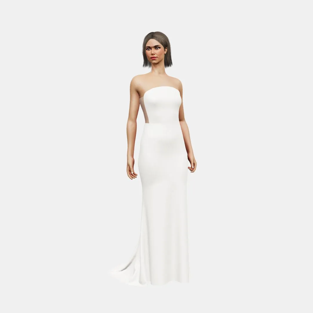 Rounded bustier   trumpet