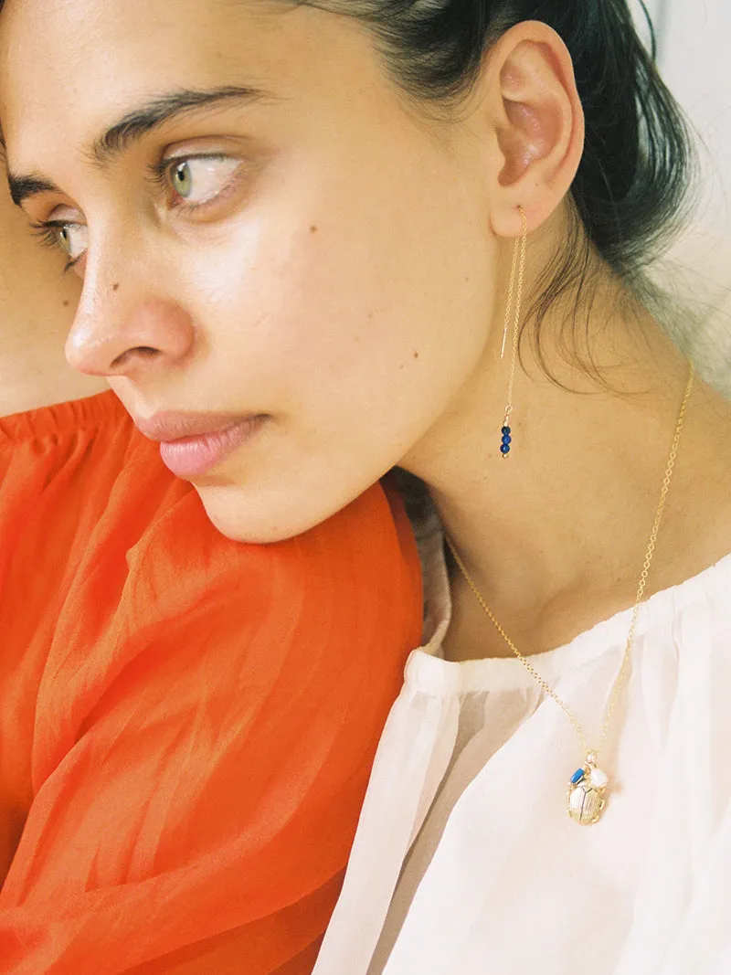 Scarab Necklace | Gold