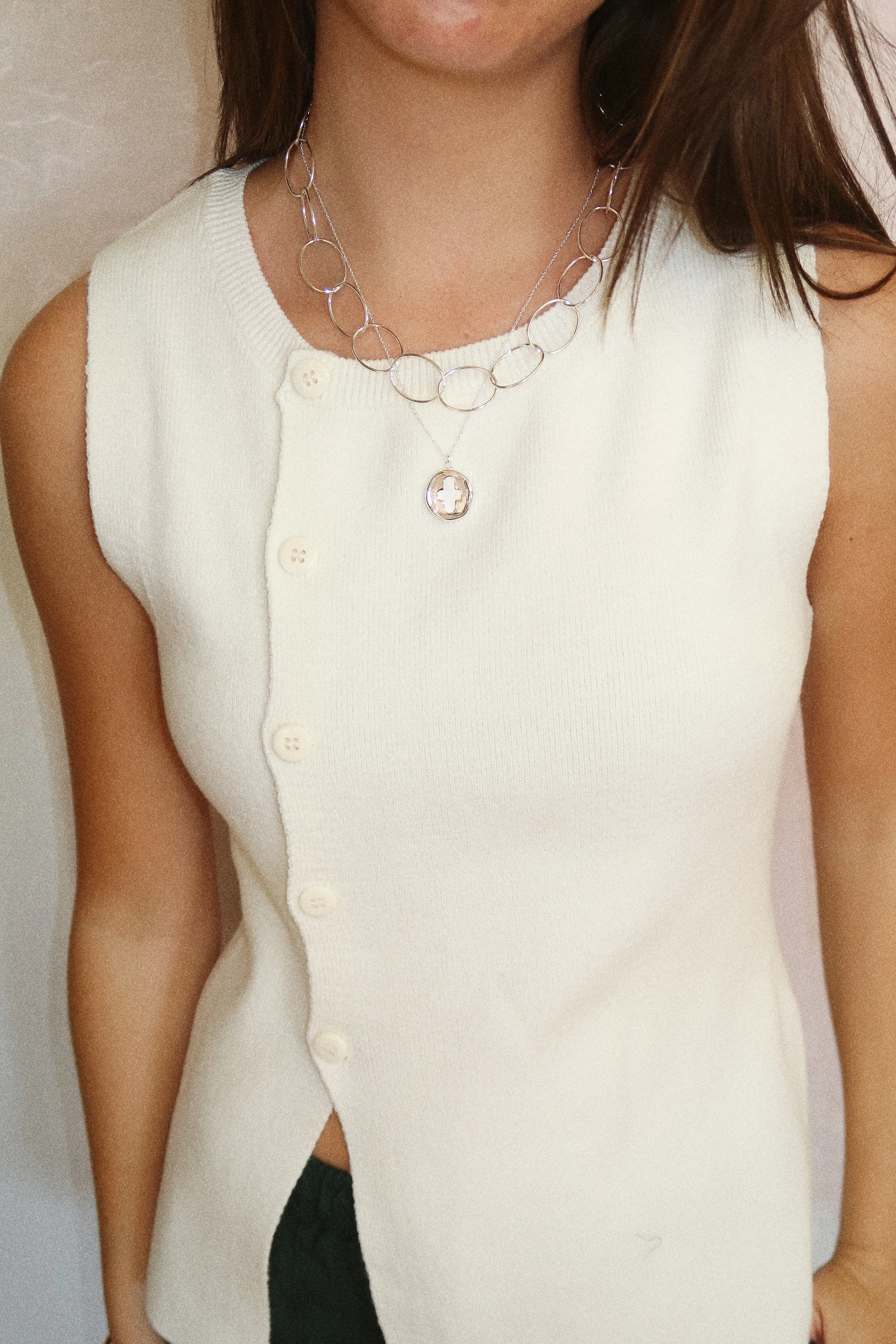 Stamp Coin Necklace