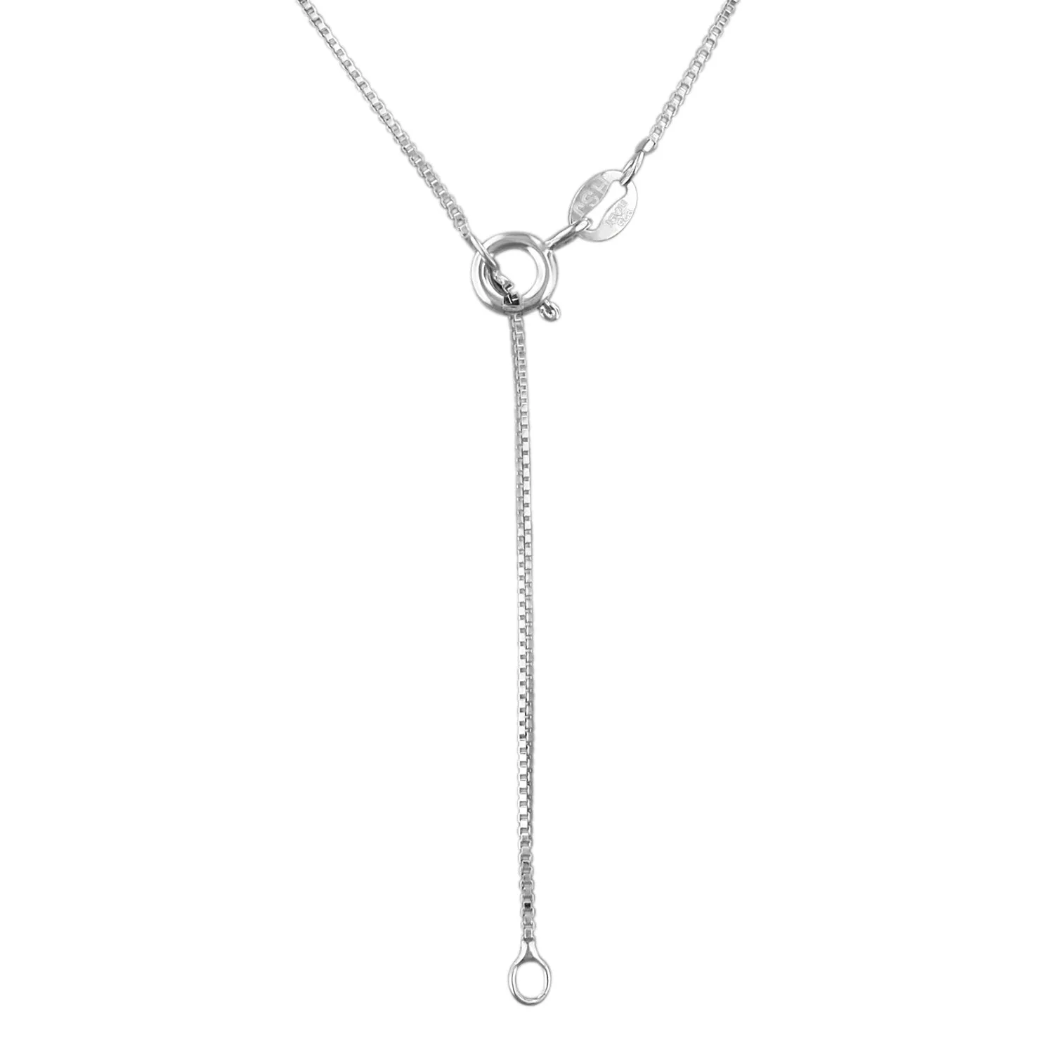 Sterling Silver Synthetic Opal Bead Barrel Pendant Necklace, 16 2" Extender