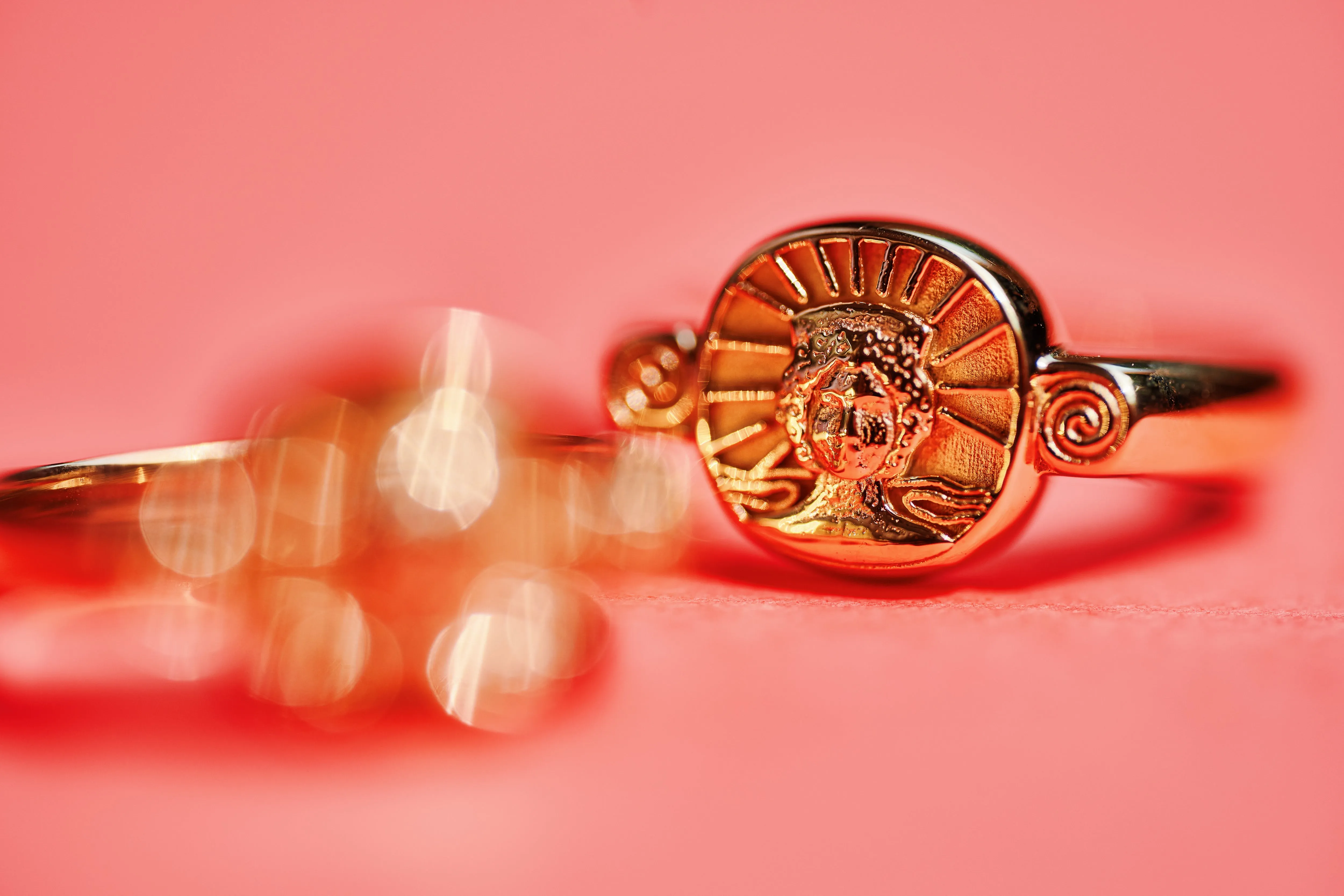 Tanit Ring, Gold Vermeil