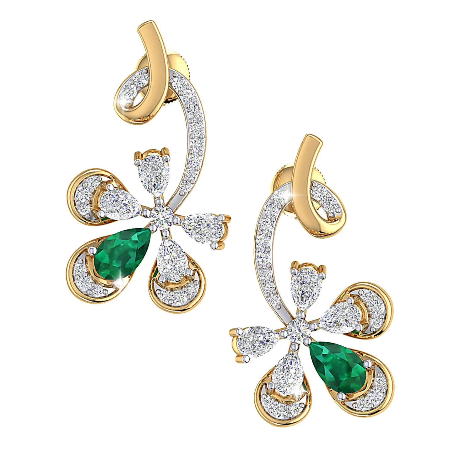 THE EMERALD FLAME STUDS