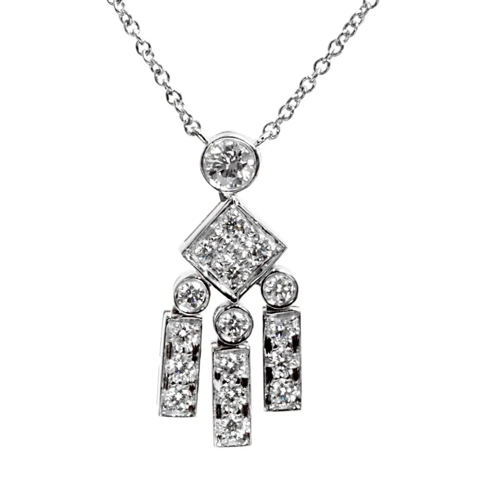 Tiffany & Co Legacy Diamond Platinum Necklace
