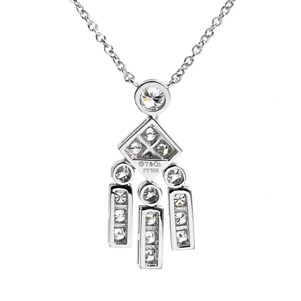 Tiffany & Co Legacy Diamond Platinum Necklace