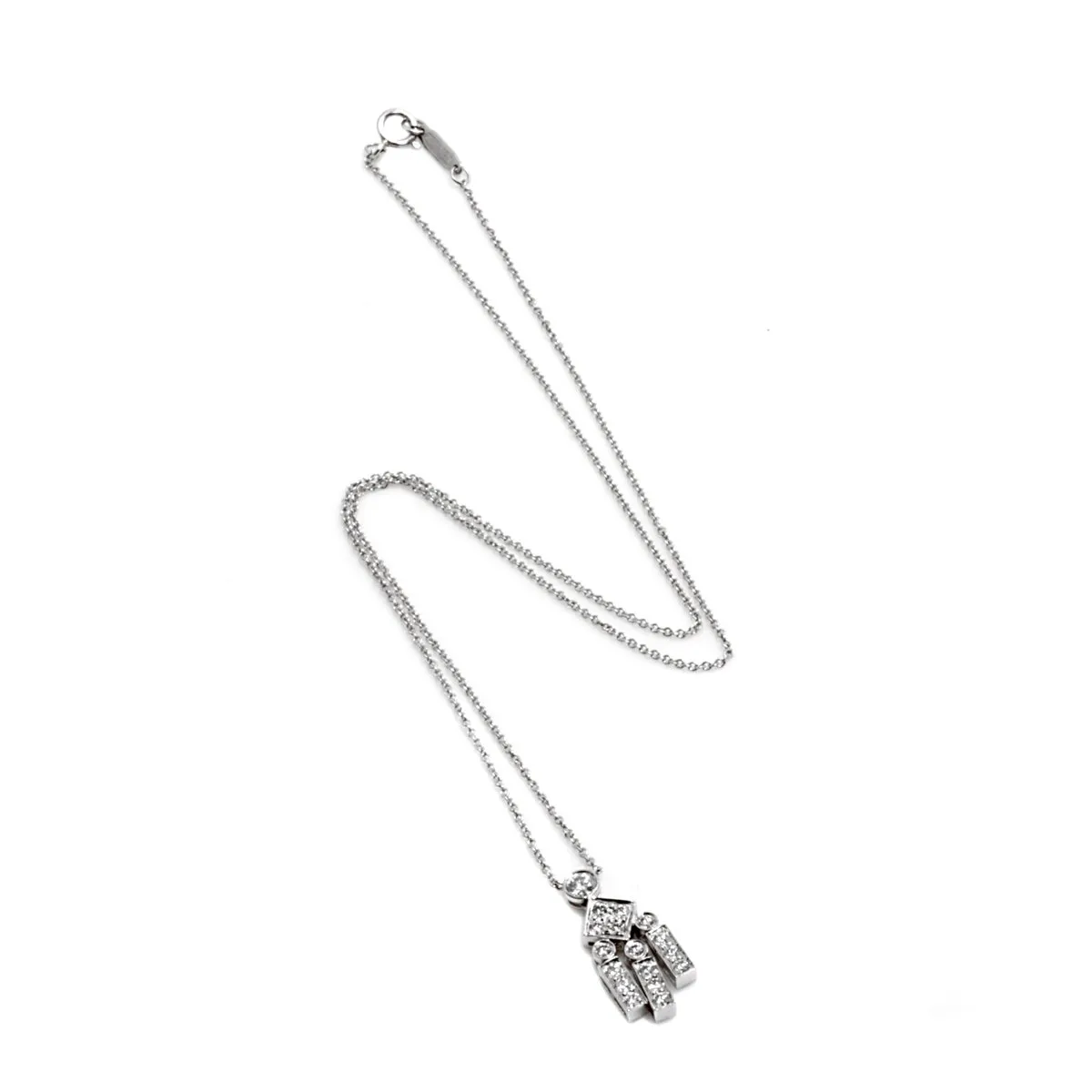 Tiffany & Co Legacy Diamond Platinum Necklace
